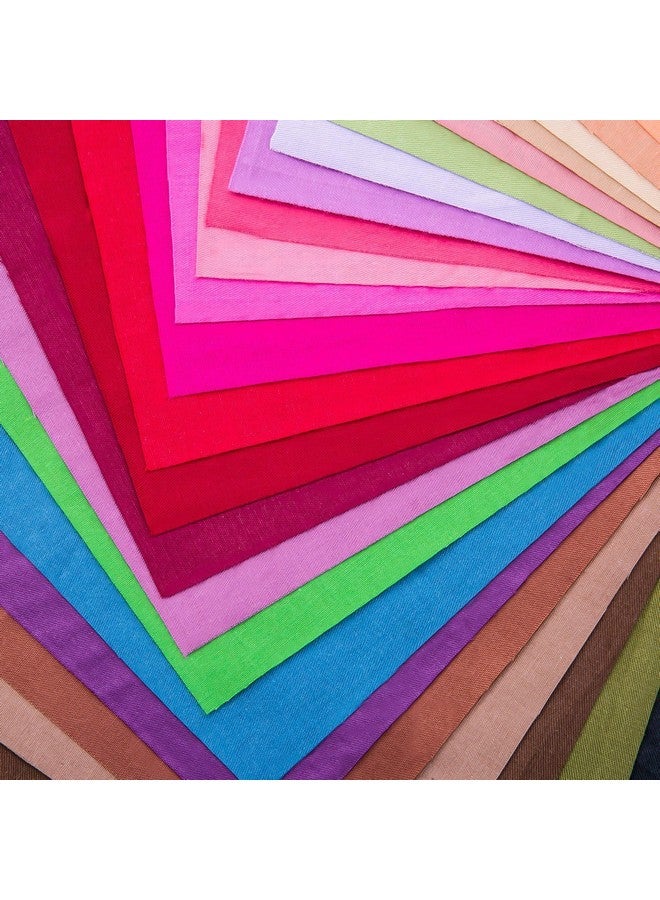 مادر 50 قطعة من القماش متعدد الألوان مرقع مربعات مختلطة حزمة خياطة اللحف 50 لونًا (10 × 10 سم) - Image 3