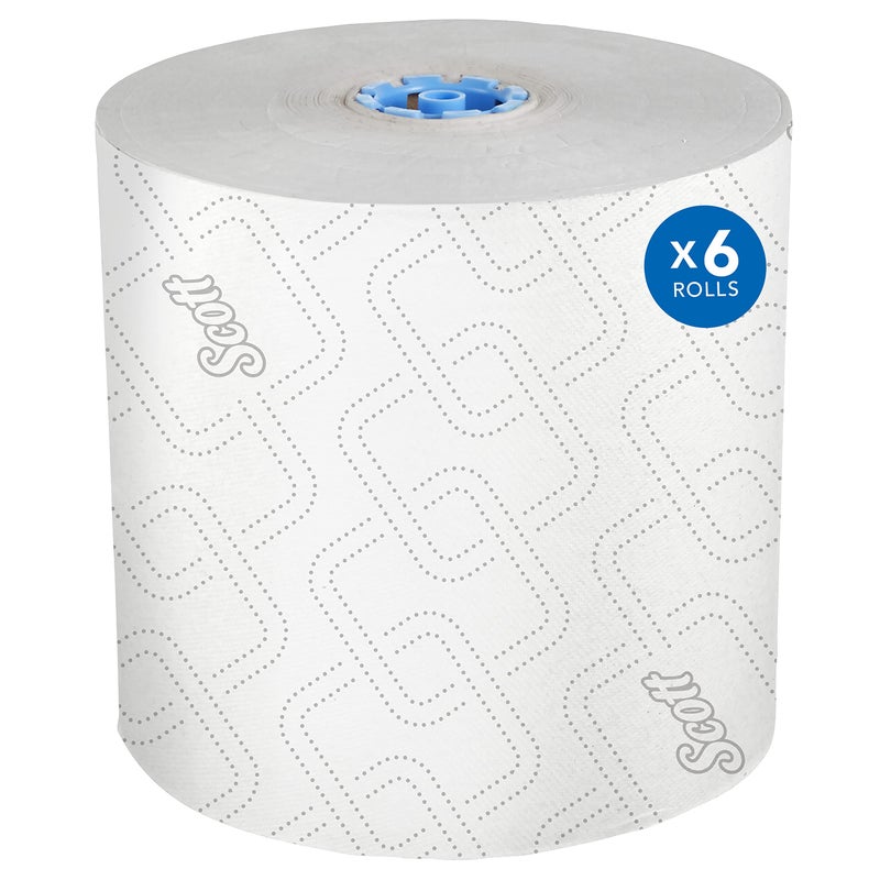 Kimberly-Clark Professional KimberlyClark Professional Hard Roll Paper Scott Pro Dispensers Cleaning Towel 750 x 1150 ft WhiteBlue 6 per Carton