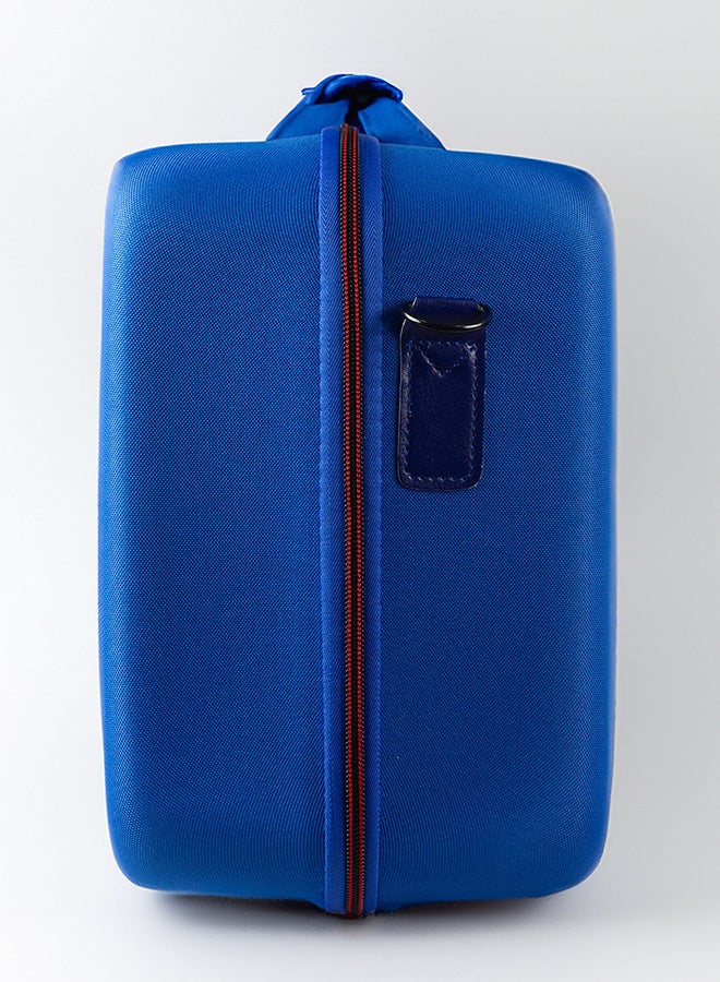 Log Electronics Carrying Case Travel Storage Bag Compatible with PlayStation 5 Slim - Blue - Image 2