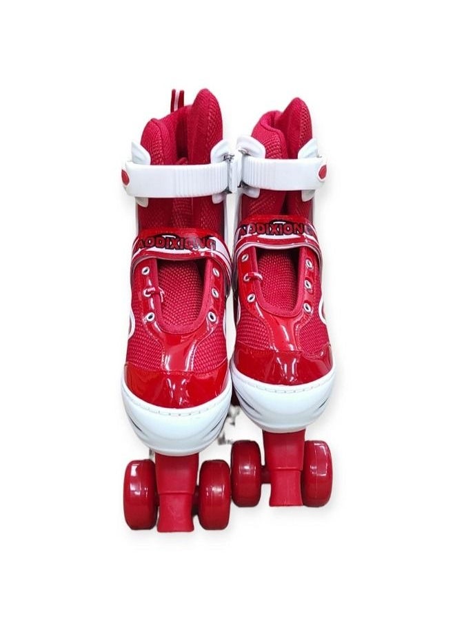 SPORT Skates  shoes 4 Wheel Outdoor Sports 3 Size Medium (35-38) Red  - Image 4