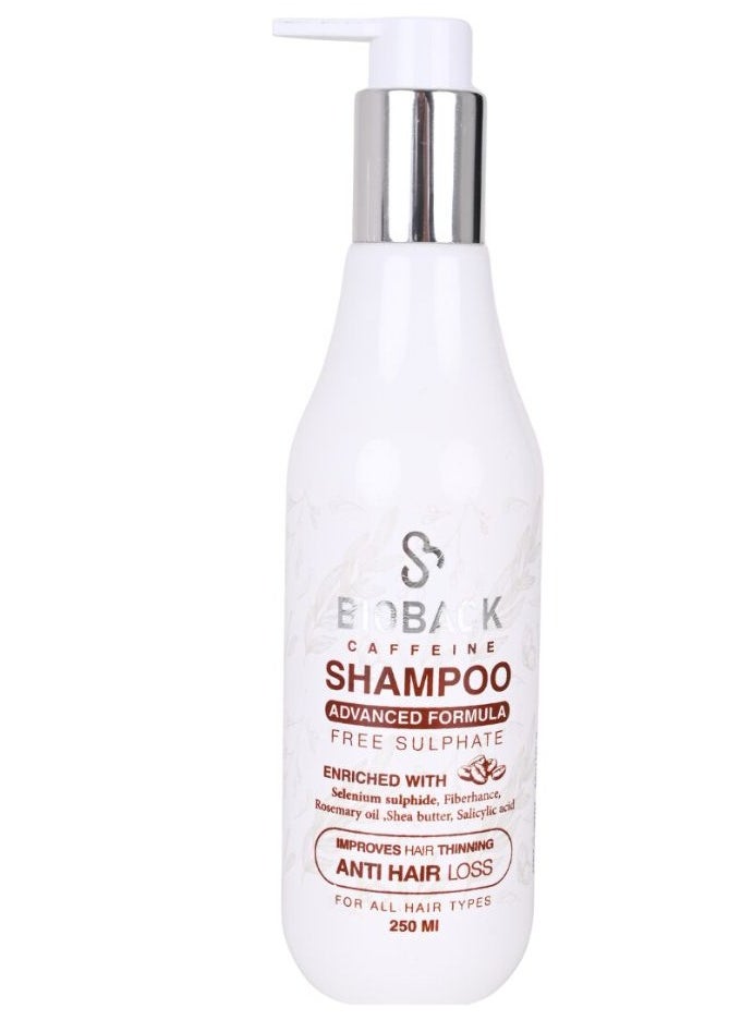 caffeine shampoo Anti dandruff |hair fall control - sulphate free - No hair dryness 250 ml - pzsku/ZF831E47601DF12EED0D8Z/45/_/1739023336/cbf654f0-dc97-4f80-8177-e2d8ba300d12