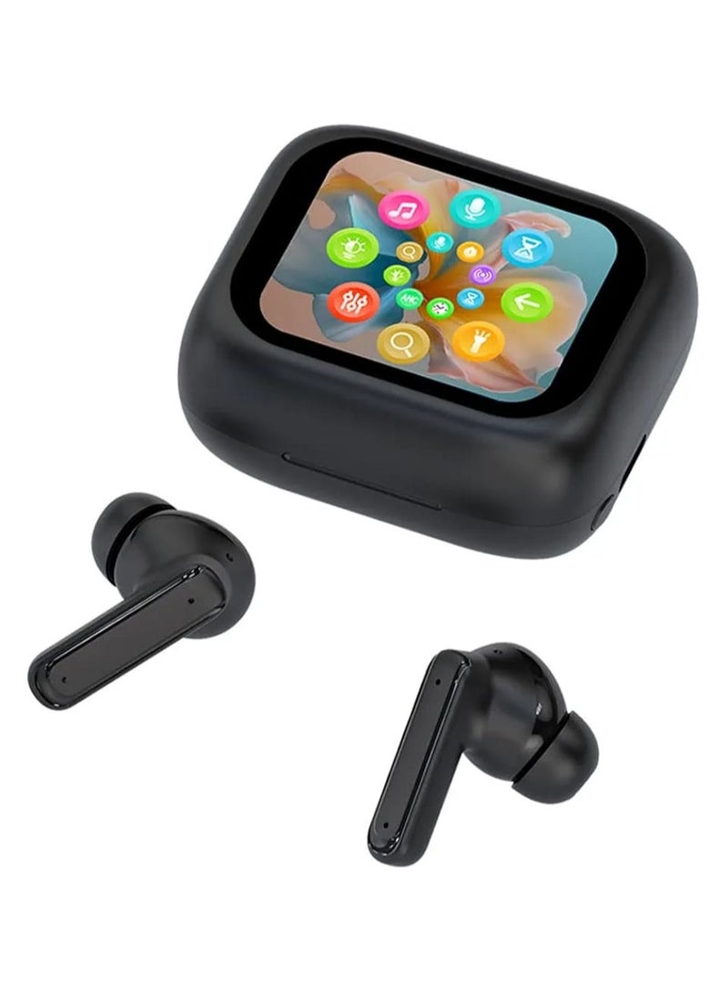 Denx Experience Immersive Sound and Smart Features with the DENX DX658 Bluetooth Handsfree – Advanced Wireless Earbuds with AMOLED Touch Display and Long Battery Life - Image 1