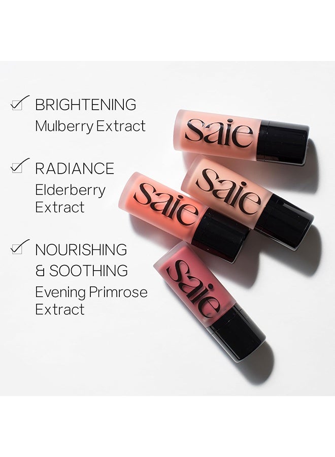 Saie Dew Blush Liquid Cheek Blush 12ml - Rosy, Soft Rose - Image 3