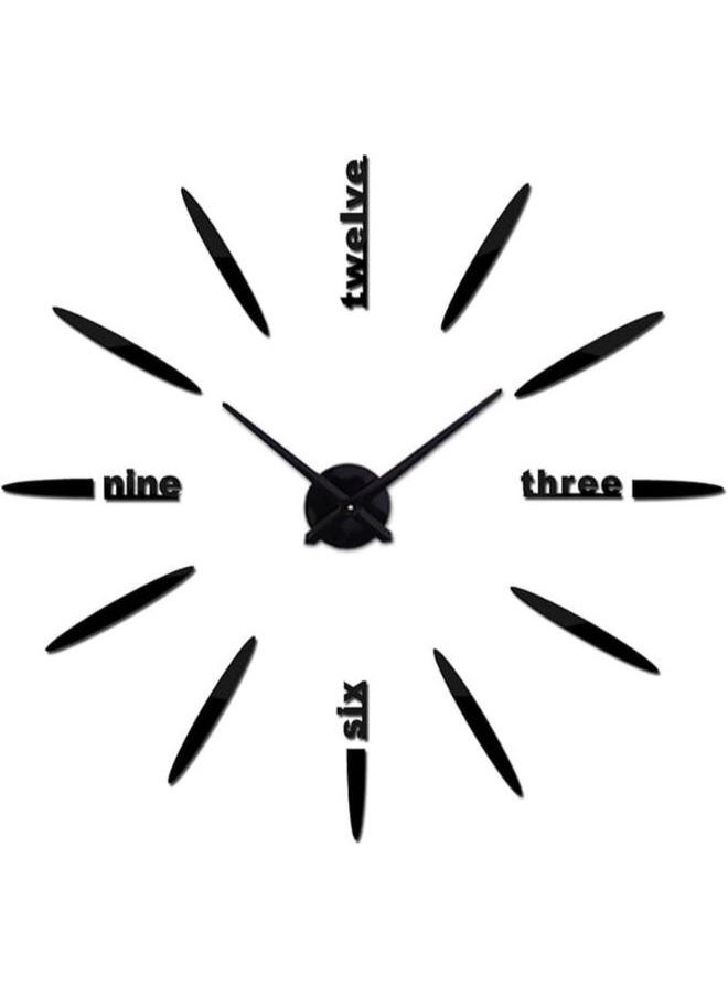 Home Gallery 3D Wood Creative Wall Clock  - Image 4