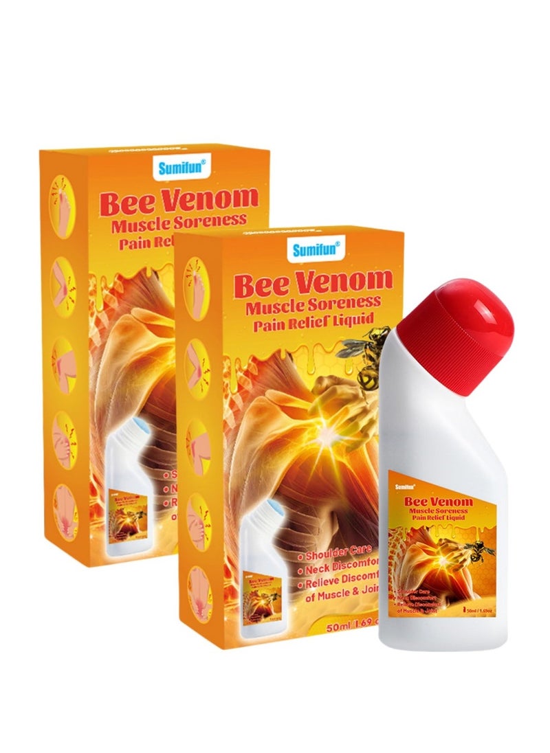 Sumifun 2-PACKS Shoulder Pain Relief Liquid, Relieves Muscle and Joint Pain 50ml*2 - Image 1