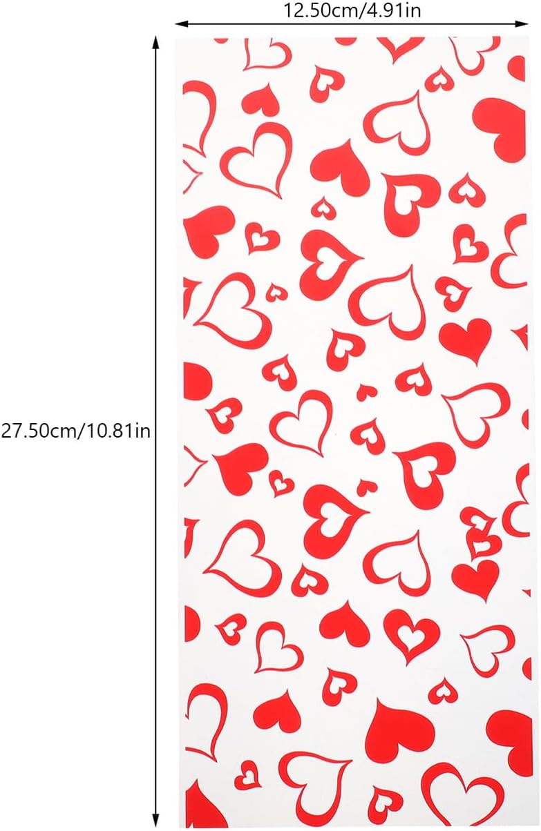 حقيبة تغليف حلوى عيد الحب من TOPPERFUN 100 قطعة، أكياس حلوى صغيرة لتوزيعات الحفلات وتغليف حفلات الزفاف - Image 2