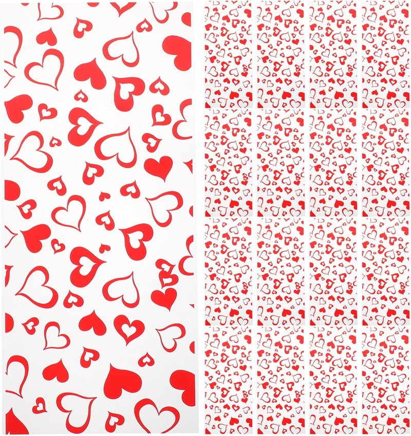 حقيبة تغليف حلوى عيد الحب من TOPPERFUN 100 قطعة، أكياس حلوى صغيرة لتوزيعات الحفلات وتغليف حفلات الزفاف - Image 1