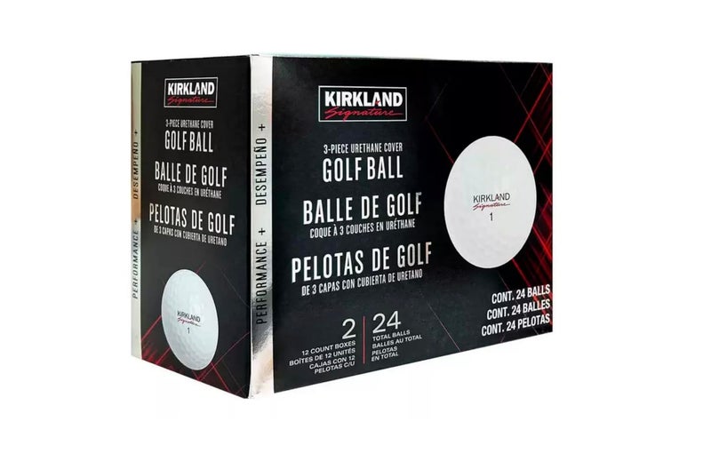 Kirkland Signature V3.0#1654518 Performance Plus 3-Piece Urethane Covered Golf Ball (2 Dozen, 24 Balls) - Image 1