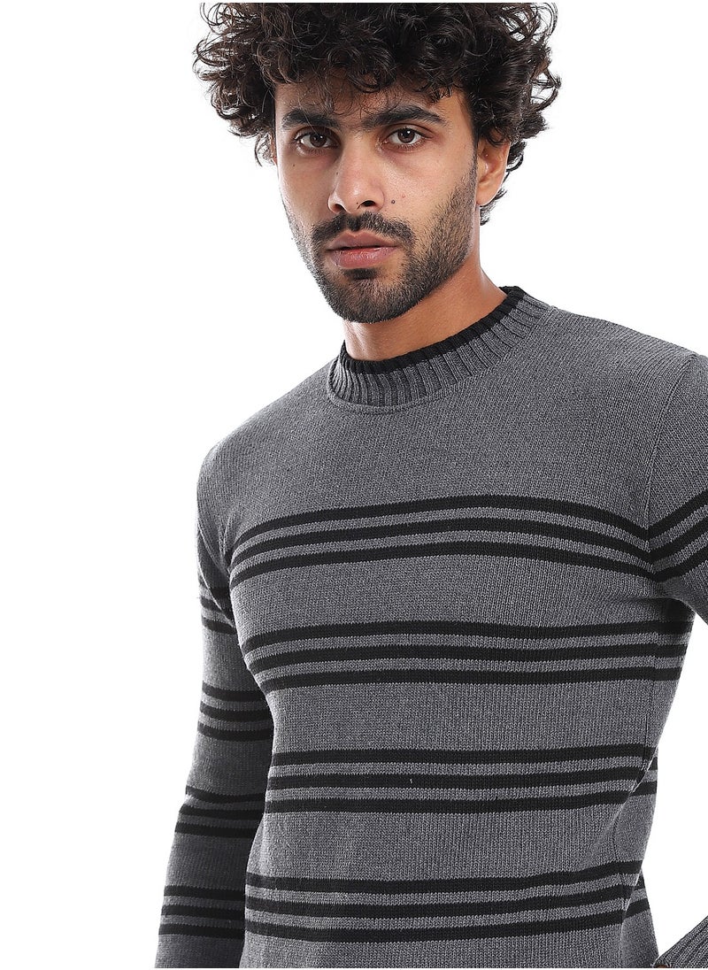 Caesar Wool Mens Pullover With Multi Design  - Image 3