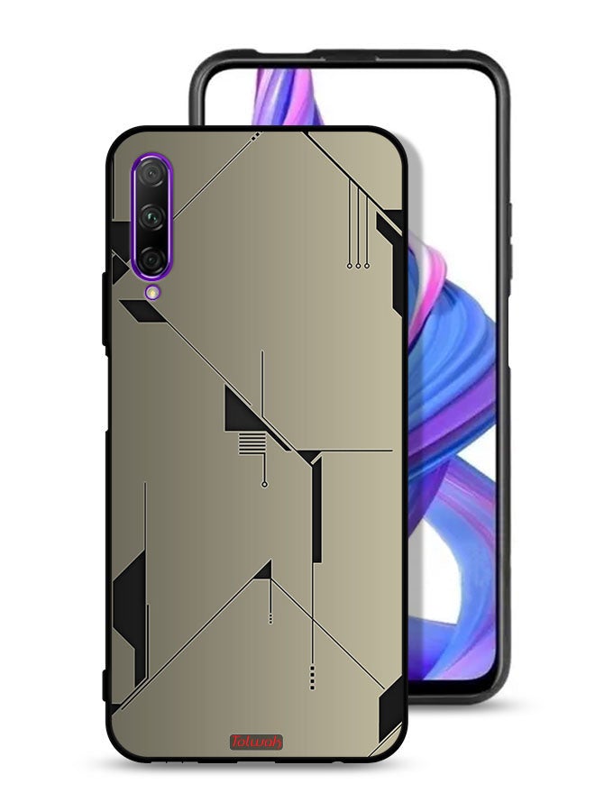 Tolwak Huawei Y9s Protective Case Cover Minimalism Abstract Digital Art - Image 1