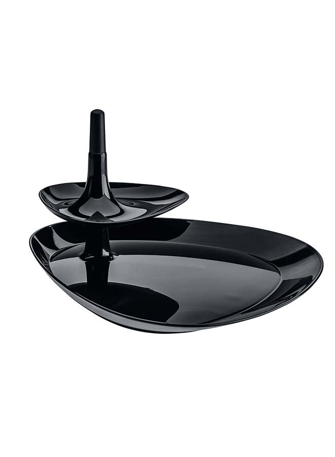 Koziol Appetizer Serving Stand - Black Melamine