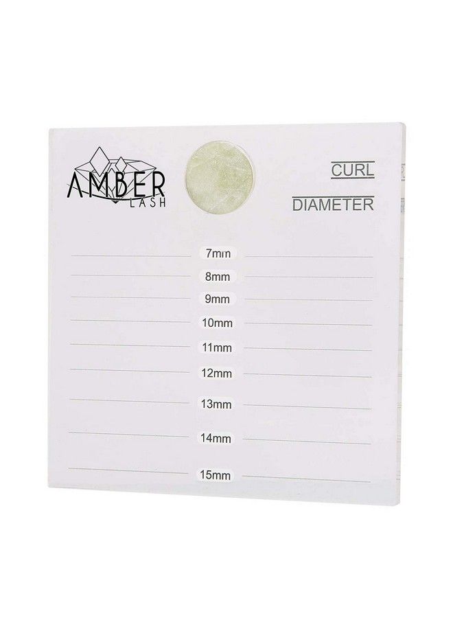 Amber Lash Clear Large Volume Double Row 2In1 Acrylic Eyelash Extension Holder Base Stand With Separable Jade Stone Glue Adhesive Pallet For Extension Lashes - Image 2