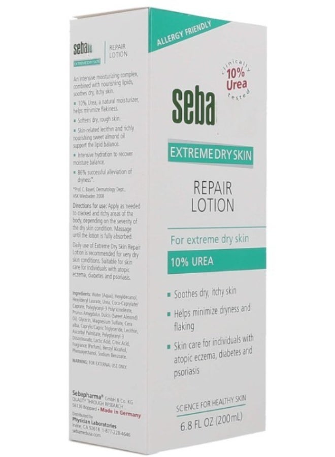 SEBA Extreme Dry Skin Urea Repair Lotion 200ml | Intensive Moisturizing Care - Image 4