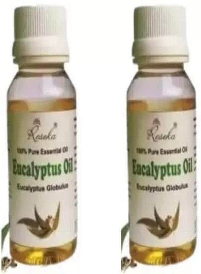Roseka Natural Eucalyptus Essential Oil For Hair Relieves Cold Acne & Joint Pains (100 ml) - Image 1