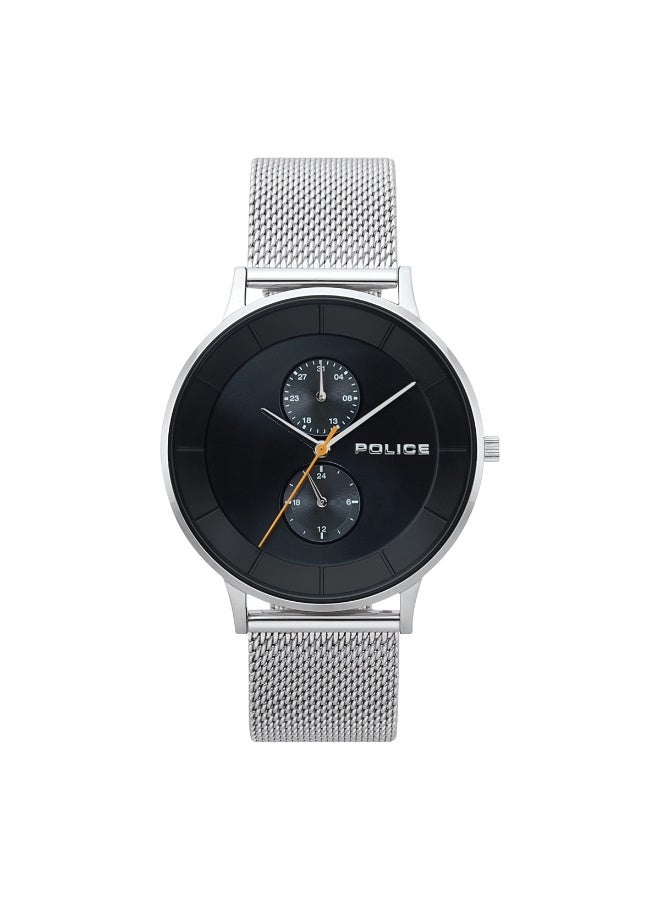 POLICE Men Berkeley Stainless Steel Bracelet Multifunction Watch for Men, 42mm - Image 1