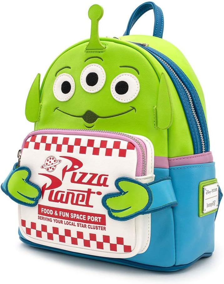 Loungefly حقيبة ظهر ميني من لاونج فلاي ديزني توي ستوري ألين بيتزا كوكب - Image 2