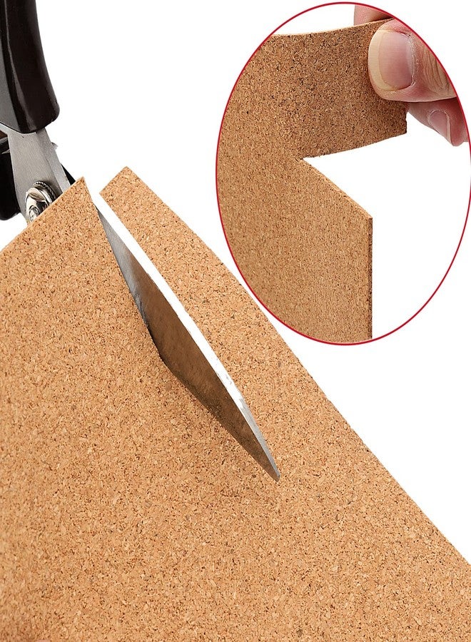 MUKLEI 36 Pcs 6 x 6 Inch Self Adhesive Cork Sheets, Sticky Back Sheets Square Cork Backing for Tiles, Coasters and DIY Crafts - Image 5