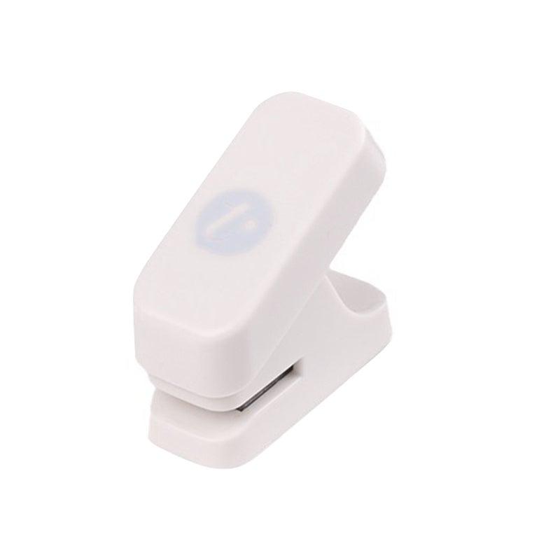 Mushroom Hole Punch: White Mini 3-Sheet Capacity - Built-In Scrap Collector, Easy Operation Paper Cutter for DIY Crafts, Office, Home Loose-Leaf Projects - Image 1