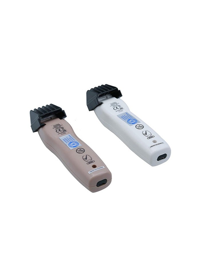 Sanford - Rechargeable Hair Clipper Black/White/Brown - Image 1