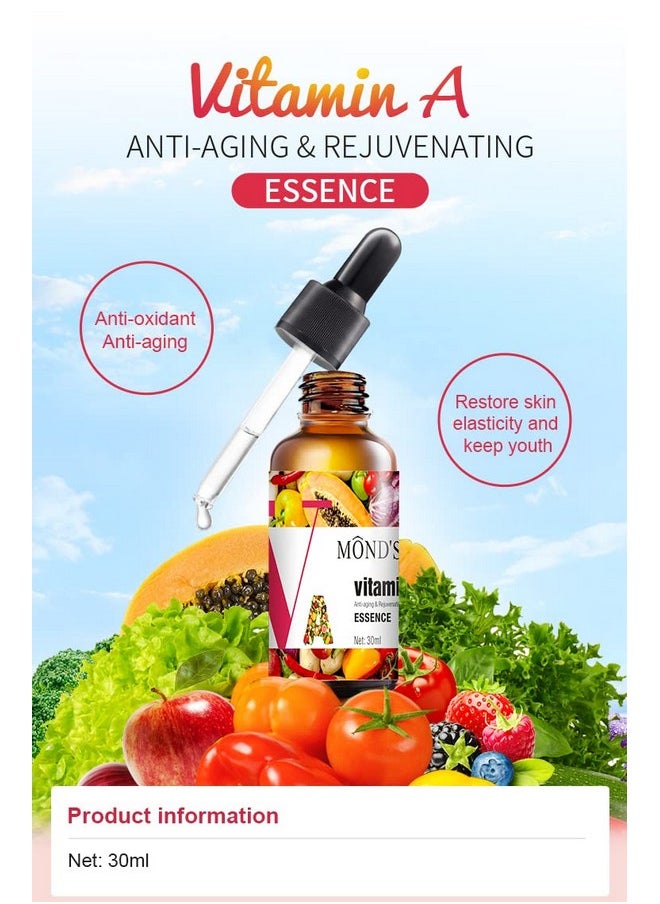 Mond'sub Vitamin A Retinol Face Serum With Hyaluronic Acid And Vitamin E For Anti-Aging (Night Serum) - 30Ml  - Image 2