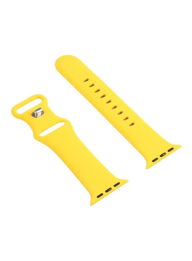 BGM Double Wear Replacement Watchband Yellow - Image 3