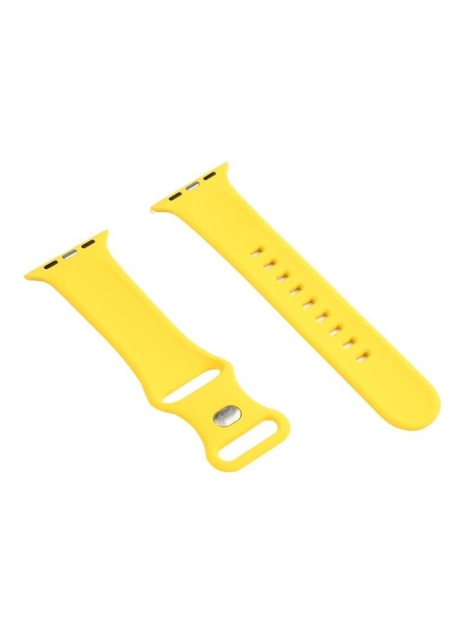 BGM Double Wear Replacement Watchband Yellow - Image 2