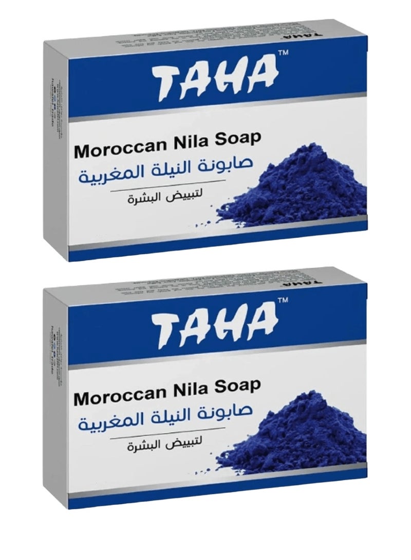 TAHA Two Pieces of Moraccan Nila Soap 125 g - Image 1