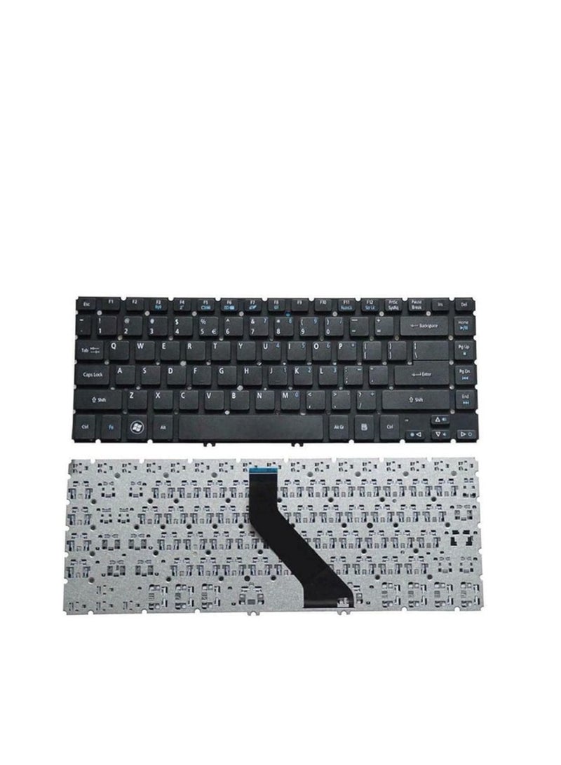 Terabyte Laptop Keyboard for Acer Aspire V5-431 V5-431P V5-471 V5-471G V5-471P V5-431-2803 V5-431P-4413 V5-471-6485 V5-471-6876 V5-471PG V5-472 V5-472-6893 V5-472G V5-472P MP-11F73U4-4424 - Image 1
