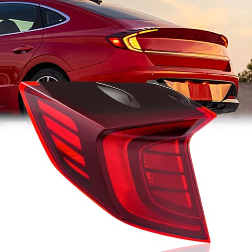 TODO Tail Light Assembly wBulbs for 2020 2021 2022 Hyundai Sonata SE SEL Plus LeftDriver Side 92401L0000HY2804167 - Image 1