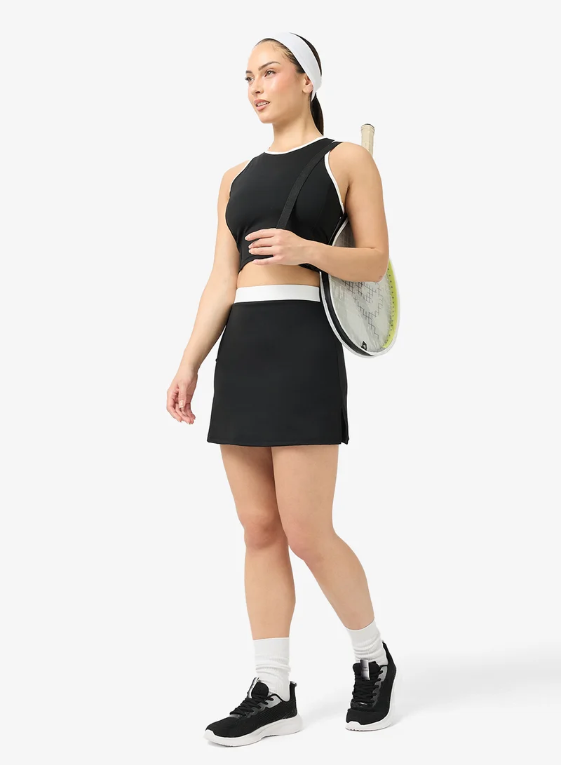 FRWD  Halter Neck Seamless Active Top & Skirt Set for Women | Best Price UAE
