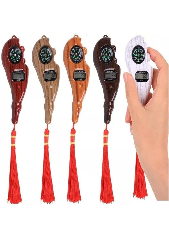 Tusmad Plastic Beads Portable Rotating Digital Finger Counter for Pooja, naam jap Counter Meditation Prayer Japa Mala,LCD,Buddha Beads Digital Finger Relaxation,Active Fingers Multicolor - Image 3