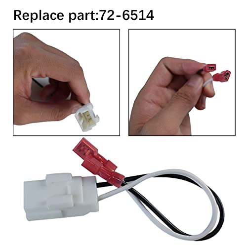 VKVXCLON 72-6514 Speaker Adapter Wire Harness Compatible with Dodge Chrysler Town & Country Dakota Ram Wrangler Car Front and Rear Door Speaker Wiring Harness Speaker Connector (4Pcs) - Image 2