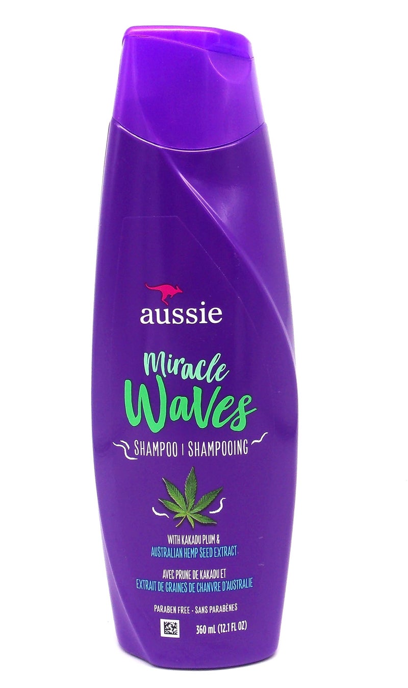 Aussie Shampoo Miracle Waves 12.1 Ounce (360ml) - Image 1