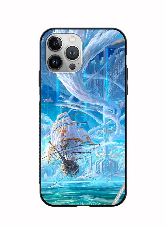 VR CREATIVE Protective Case Cover For Apple iPhone 11 Pro Castle With Clouds Design Multicolour - Image 1