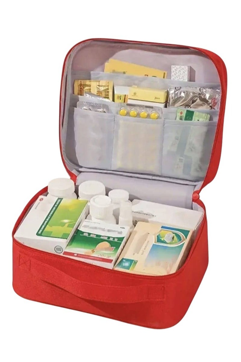 Hello Kitty Empty First Aid Kit, First Aid Kit, Travel Medicine Bag, Medical Supplies Organizer Bag, Portable Kit for Travel, Car, Home, Camping, Office, Hiking, Outdoors - Image 2