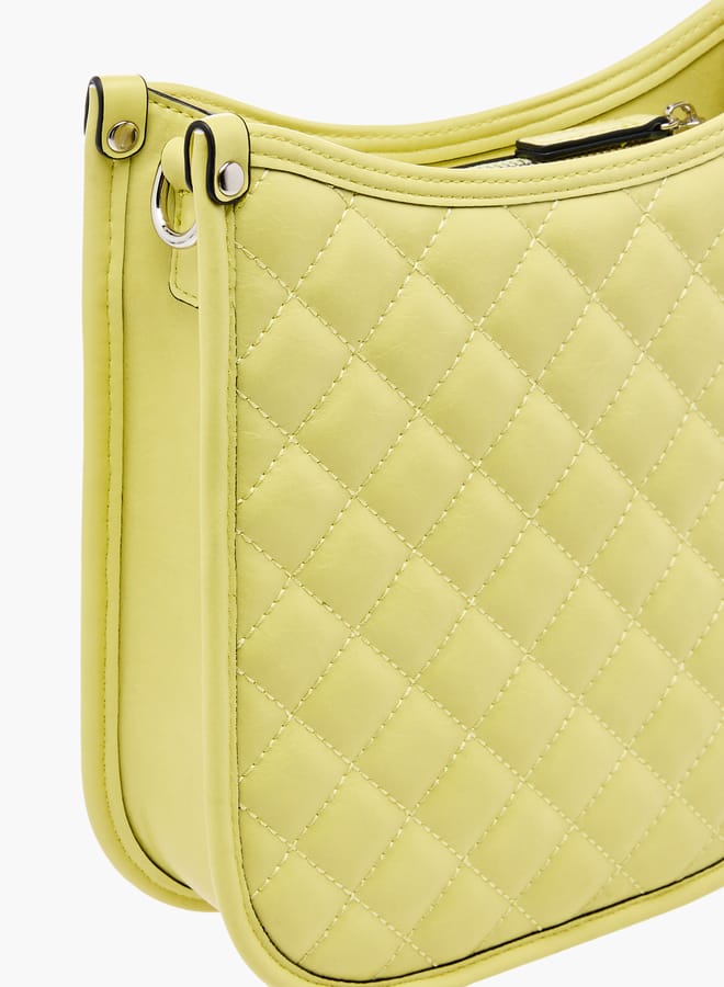 سيليست حقيبة كتف نسائية مبطنة بسحاب وحزام سلسلة مجدول - Image 5