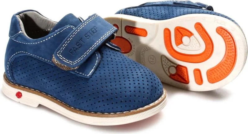 Fast Step Leather Unisex Kids Casual Shoes 006PA23