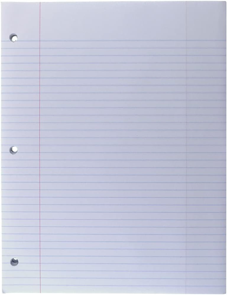 Top Flight College Rule Filler Paper, 11 x 8.5 Inches, 200 Sheets - Image 3