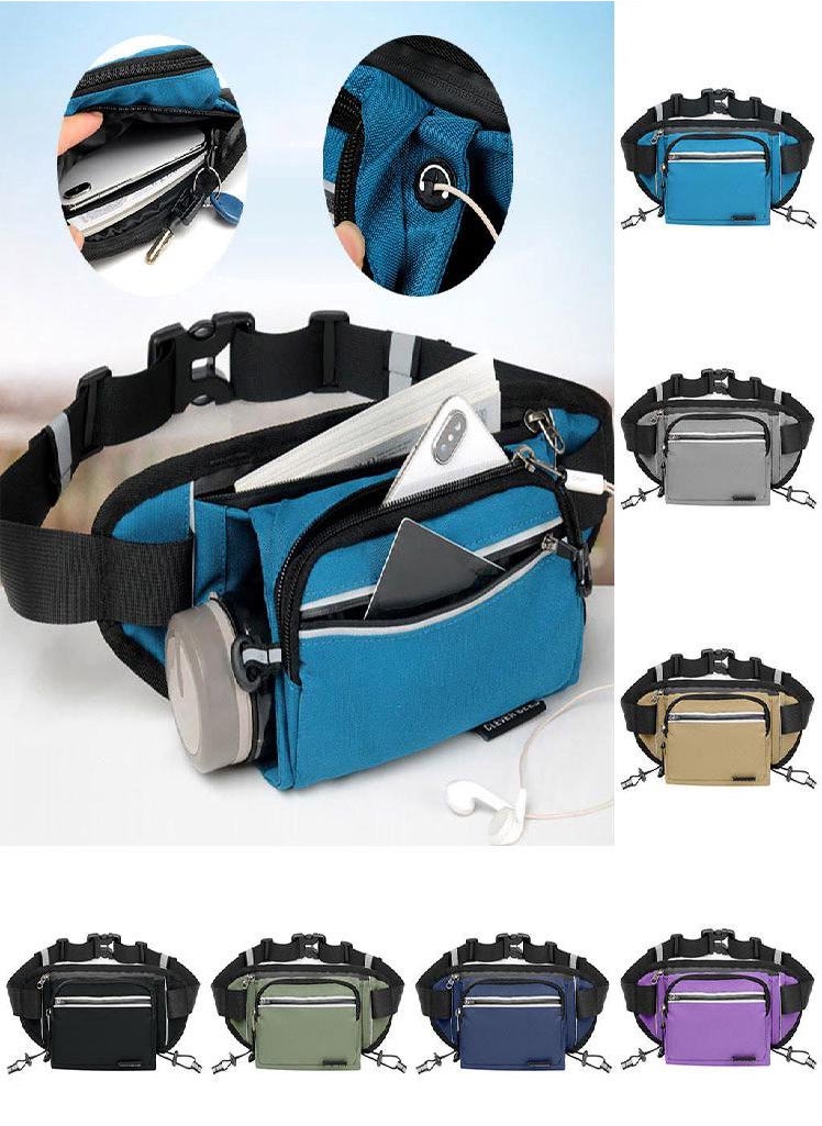 Eckek - Mini Shoulder Multi-Function Mobile Phone Bag Outdoor Sports Bag Waist Pack - Image 1
