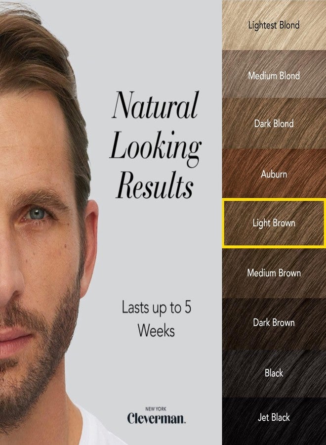 Cleverman Light Brown Hair & Beard Dye for Men, All-in-One Reusable Kit - Mens Color For Natural-Looking Gray Coverage, Professional-Quality and Ammonia-Free for Hair, Beard & Gray Mustache - Image 2