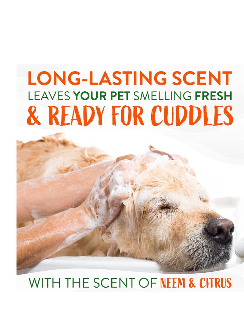 TropiClean TropiClean Citrus & Neem Oil Flea Shampoo for Dogs | Tick and Flea Bite Relief for Dogs | Natural Dog Shampoo Derived from Natural Ingredients | Made in the USA | 20 oz.  - Image 5