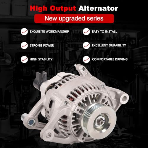 TOPAZ 56005684 12V 90 Amp Alternator for Jeep Wrangler Cherokee tj Dodge Dakota Pickup - Image 3
