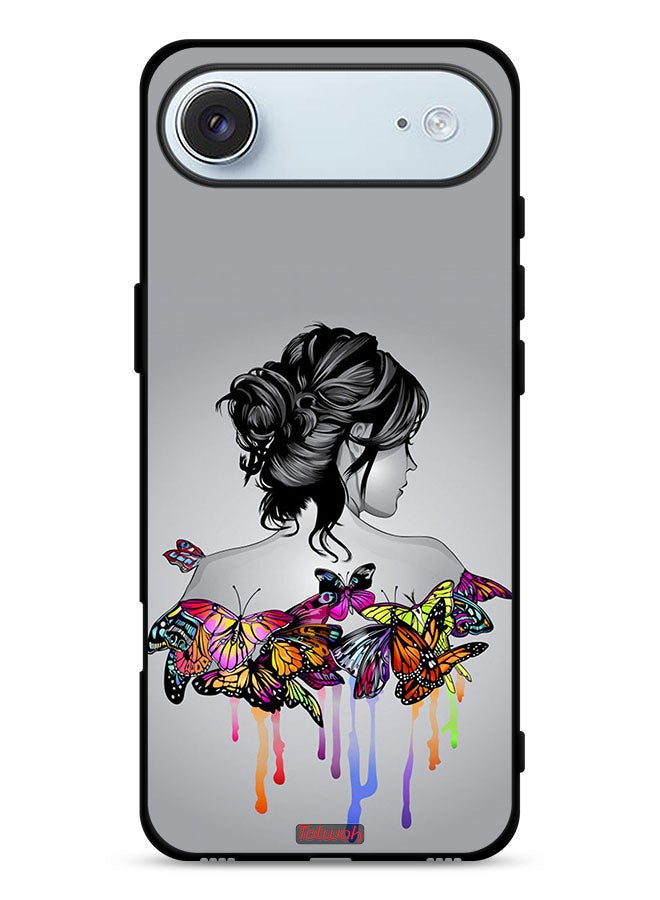 Tolwak Apple iPhone Air Protective Case Cover Butterflies And Girl Abstract Art - Image 1