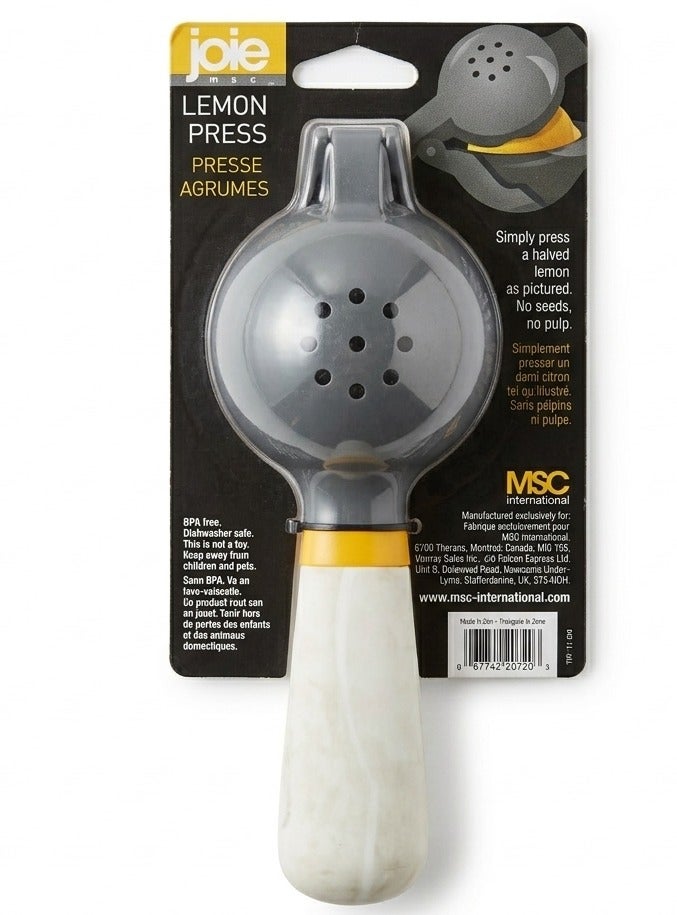 Joie Cocktail Lemon Press Manual Citrus Juicer Handheld Lemon Squeezer for Fresh Juice Lime Orange Juice Extractor Kitchen Tool for Drinks Cocktails Cooking - Image 4