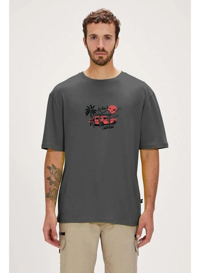 Time To Asphalt Men's Printed T-Shirt.