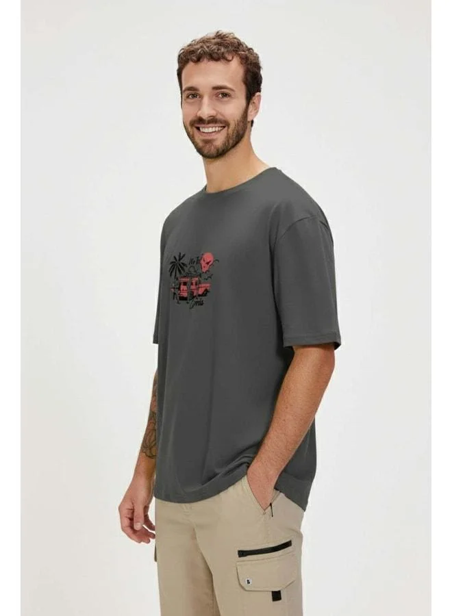 Bad Bear  Time To Asphalt Men's Printed T-Shirt. for Men | Best Price UAE