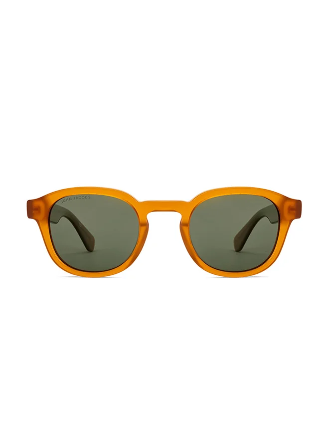 جون جاكوبس Blue Brown Full Rim Rectangle John Jacobs JJ Tints JJ S70036-C4 Sunglasses