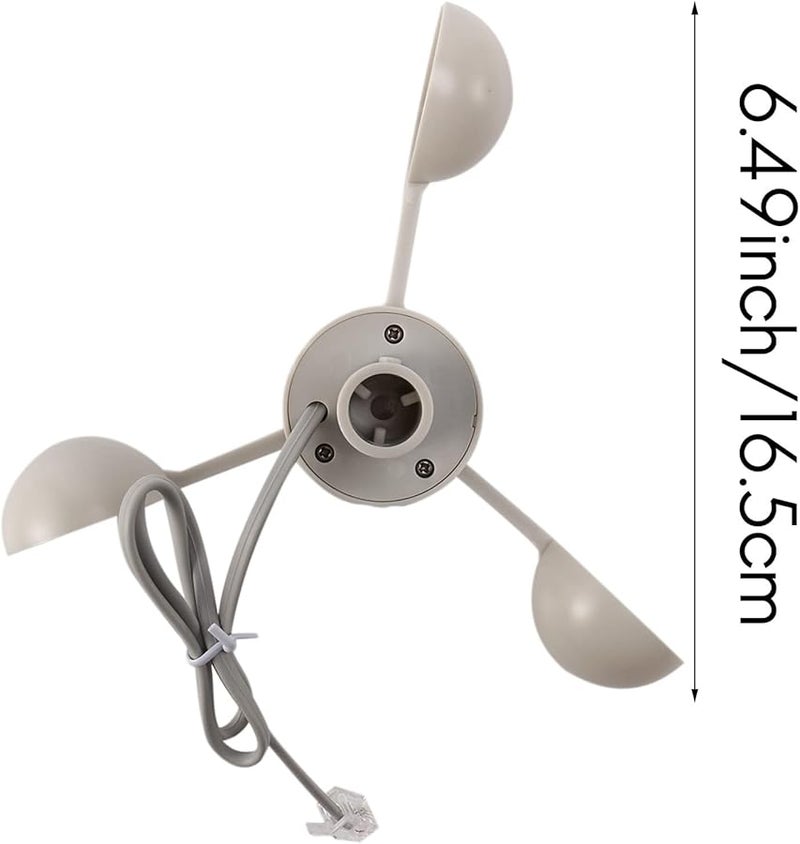 WH SP WS01 مقياس شدة الرياح الأبيض مستشعر سرعة الرياح ملحقات أدوات الأرصاد الجوية - Image 3