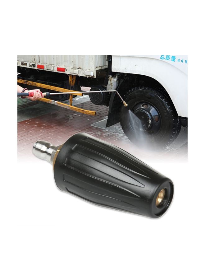 NIBEMINENT Adjustable High Pressure Washer Nozzle Tip Black/Silver/Gold - Image 2