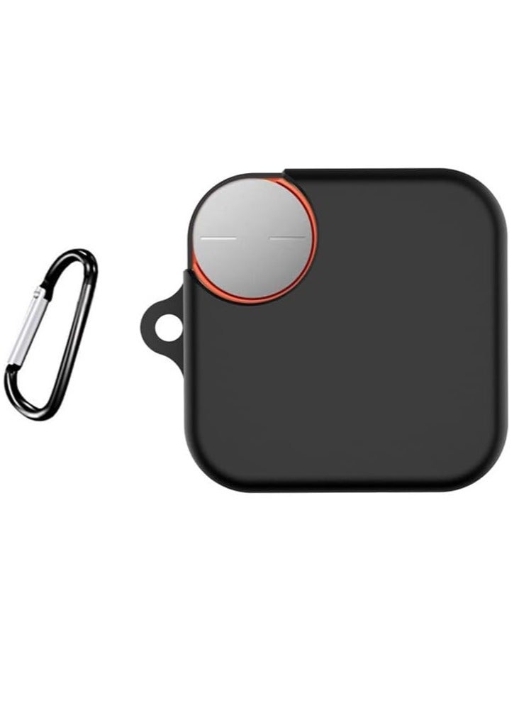 جراب متوافق مع سماعات راس سي ام اف من نوثينج بادز برو 2، مصنوع من السيليكون الناعم، مقاوم للخدش، حافظة واقية لسماعات راس بلوتوث متوافقة مع سي ام اف من نوثينج بادز برو 2. اسود - Image 1